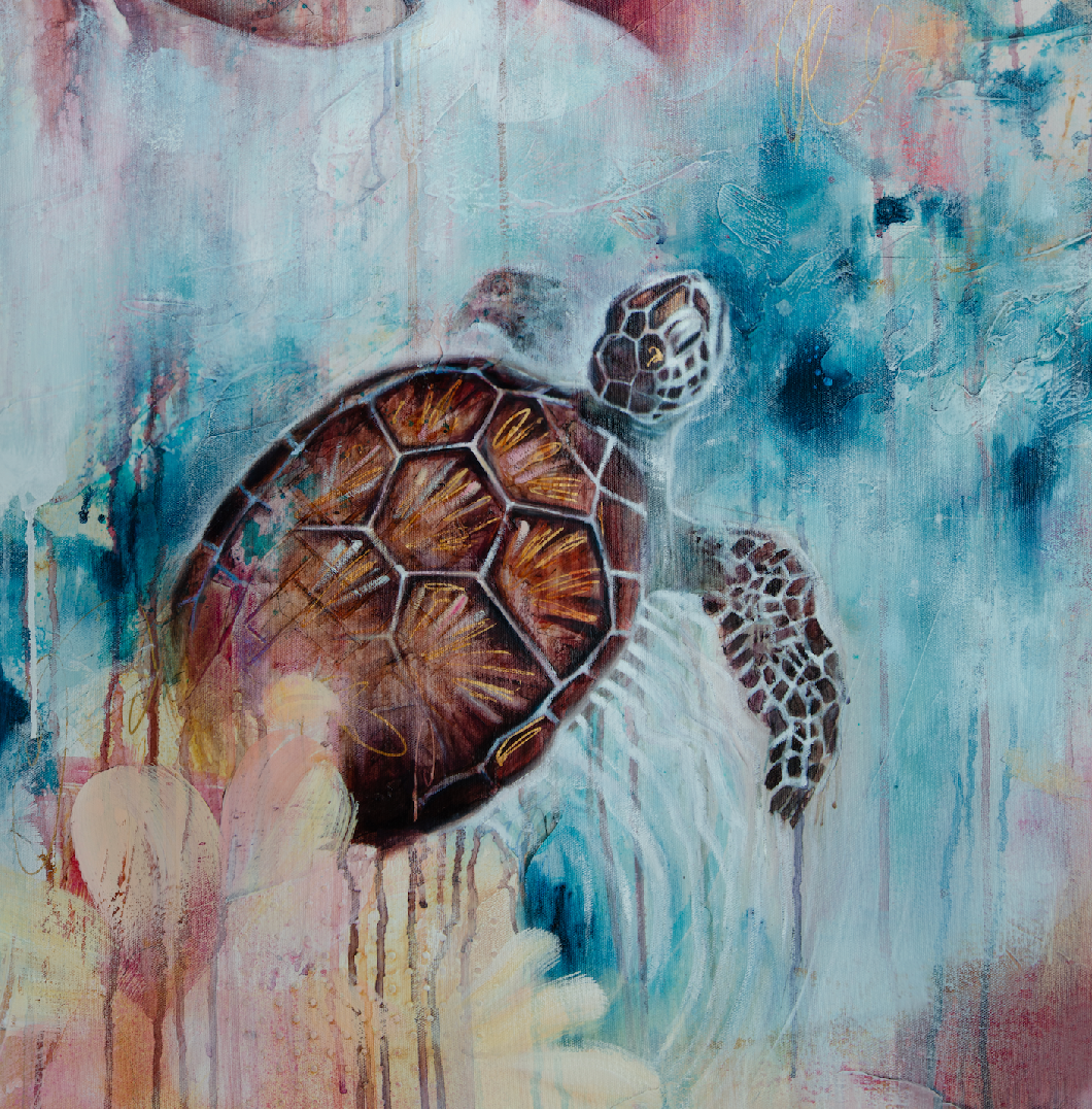 Nature’s Children Turtle Fine Art