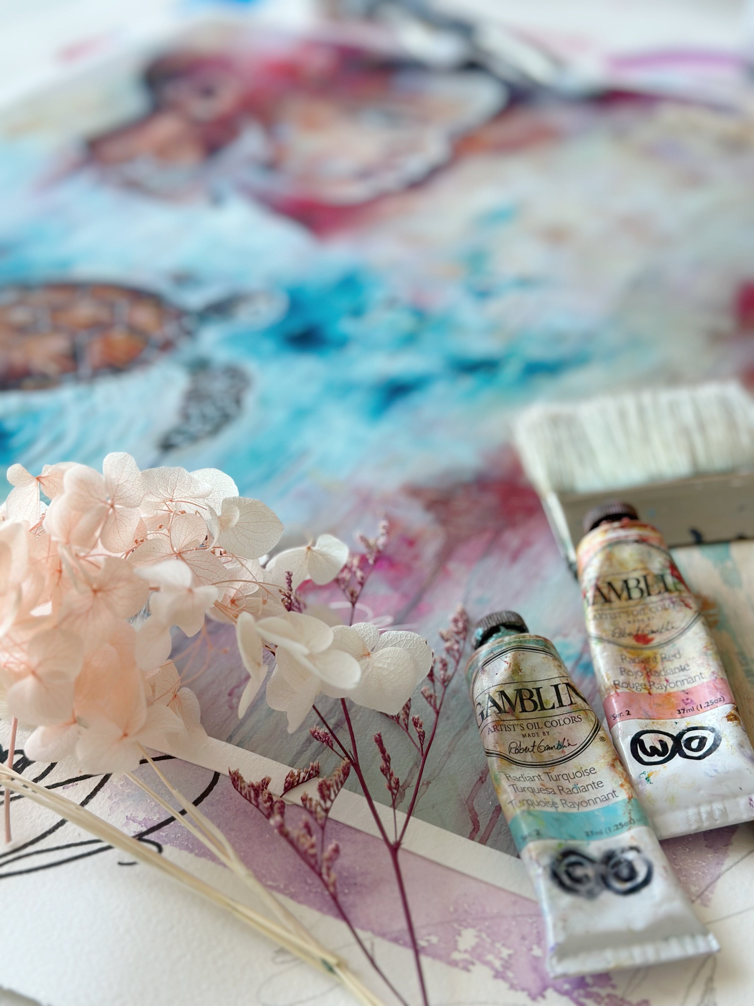 Nature’s Children Turtle Fine Art Veronica Caterisano