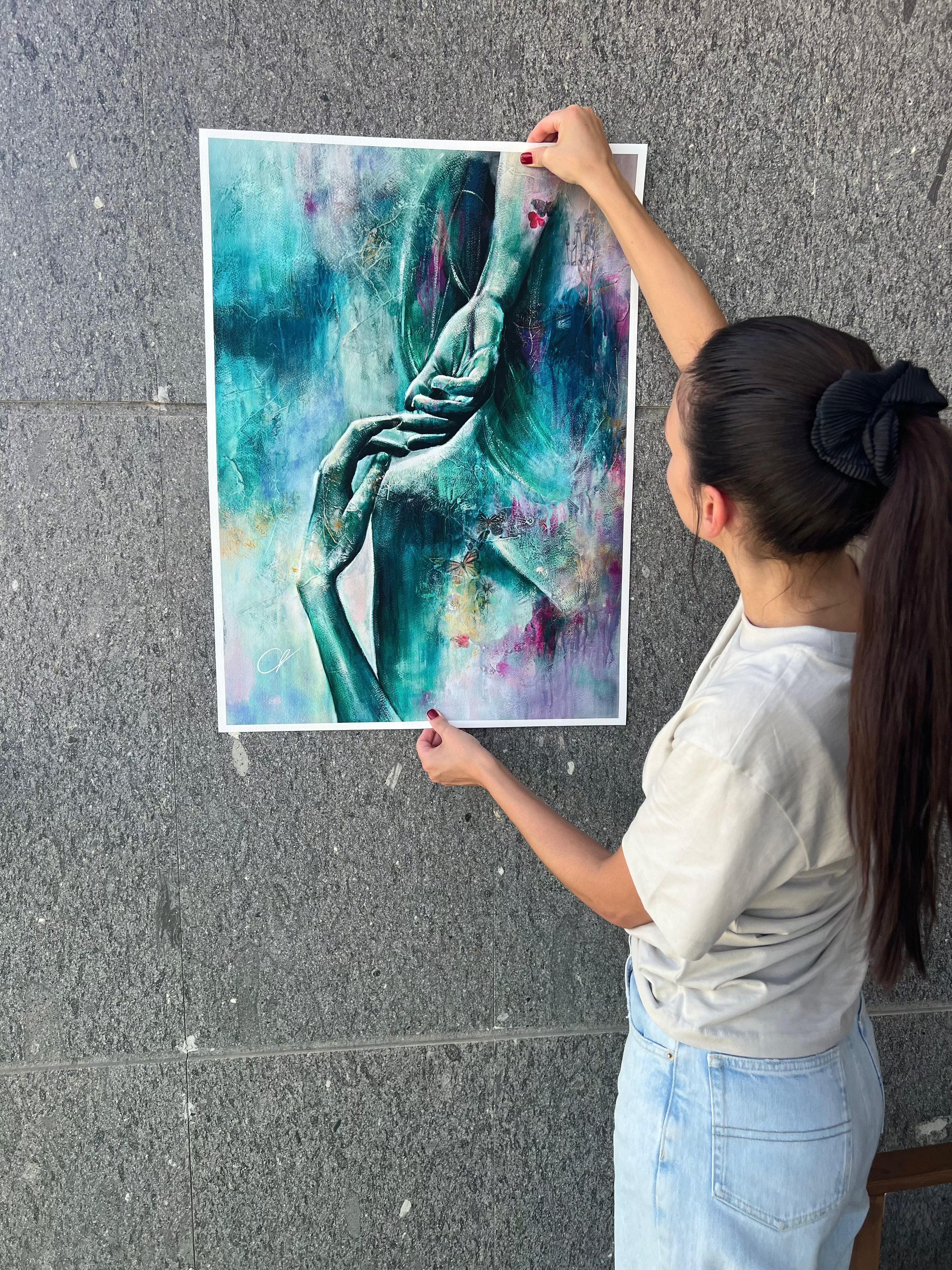 Loving Blind Fine Art Veronica Caterisano